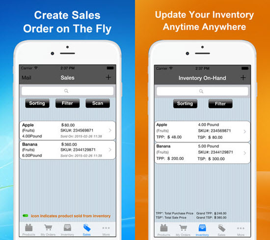 Goods Order Inventory is one of the best Inventory Management Apps for iOS in 2019.