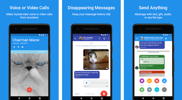 Signal Private Messenger is Privacy that Fits in Your Pocket.