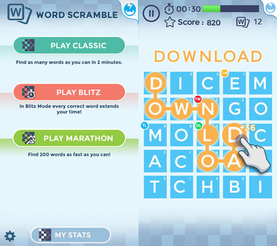 Word scramble 3.6/875 #127 is one of the top 10 Best 2 Player Games for iOS.