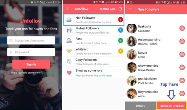unfollow for instagram is one of the top 7 instagram follower unfollowers tracing apps for - people i follow but dont follow back on instagram