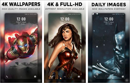 4K Superheroes Wallpapers - Live Wallpaper Changer