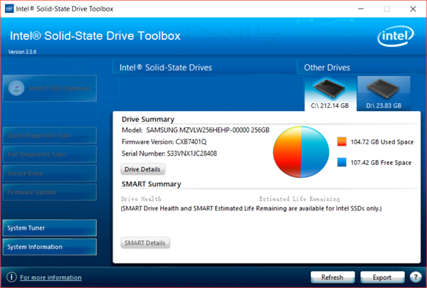 How to Check SSD Health Using Intel SSD Toolbox