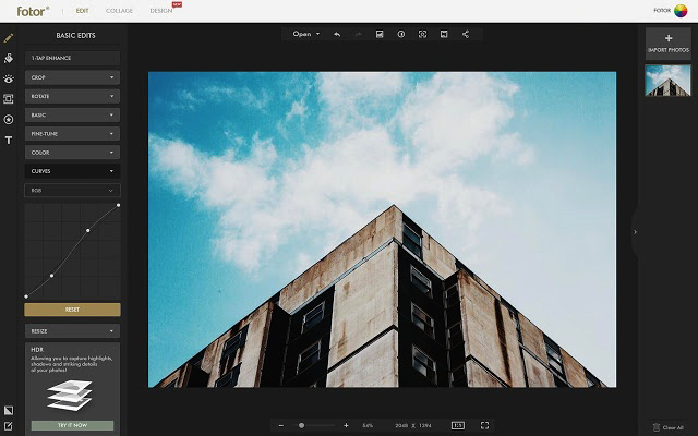 Fotor is one of the best alternatives to Polarr Photo Editor 2019.