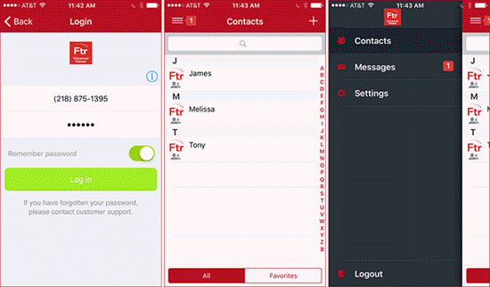 Frontier Voicemail Viewer is one of the best Apps to Send & Receive Voicemails on iPhone.