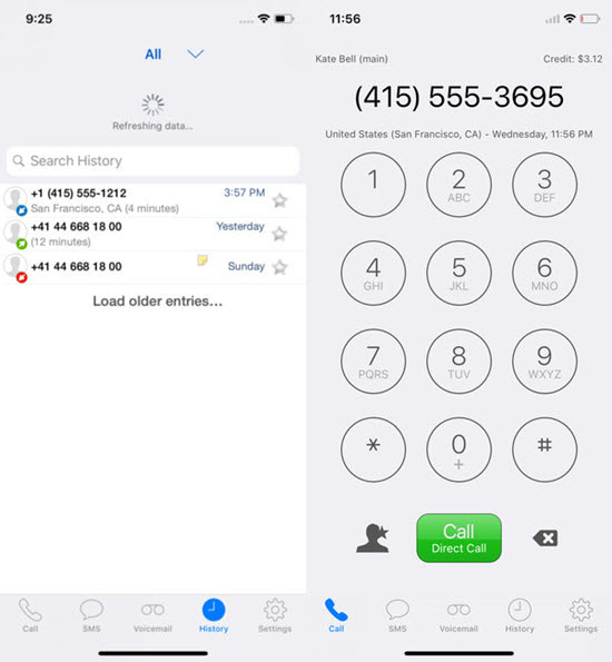 GV Connects is one of the best Call Forwarding Apps For iPhone.