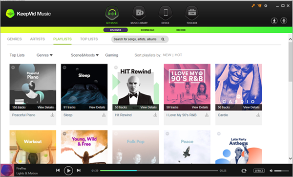 KeepVid Music is one of the Best Spotify Music Downloaders 2019.