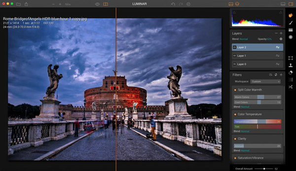 Luminar is one of the best alternatives to Polarr Photo Editor 2019.