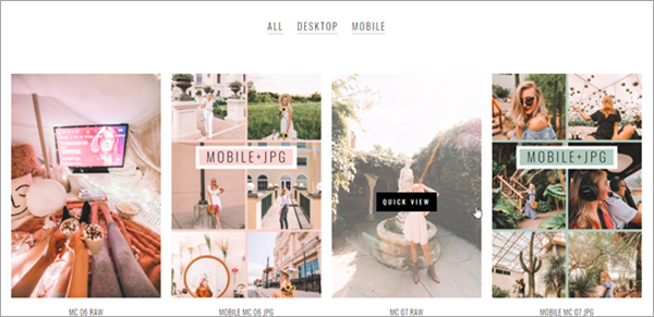 Maddy Corbin's Minimalist Presets