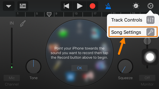 Set Voice Memo as iPhone Ringtone without Computer - Using GarageBand
