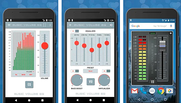 Music Volume EQ is a free Equalizer and Bass Booster Apps for Android 2019.