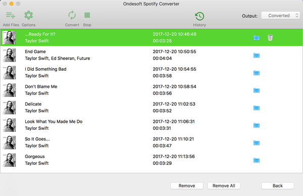 OndeSoft Spotify Converter is one of the Best Spotify Music Downloaders 2019.