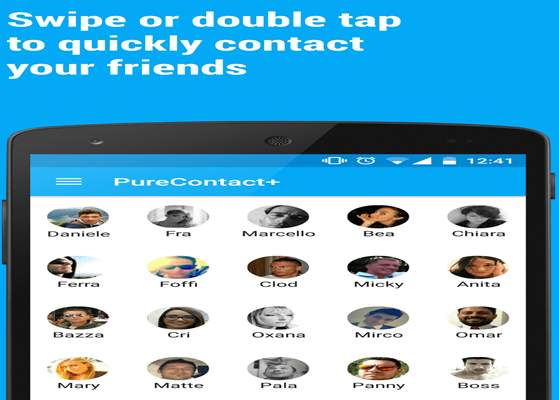 PureContact is onf of best Free Android Contact Apps You Should Use 2019.