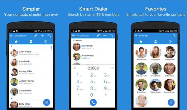Simpler Contacts is onf of best Free Android Contact Apps You Should Use 2019.