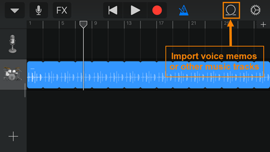 Set Voice Memo as iPhone Ringtone without Computer - Using GarageBand