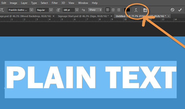  The Correct Way to Create Curved Text in Photoshop