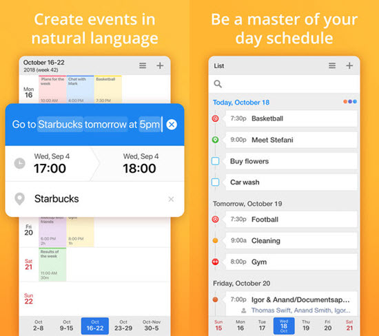 Calendars 5 is best free Calendar Apps for iPhone.