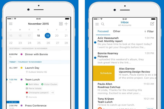 Outlook is best free Calendar Apps for iPhone.