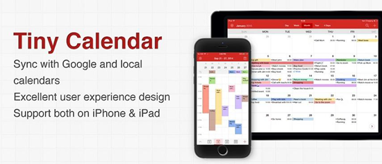 Tiny Calendar is best free Calendar Apps for iPhone.