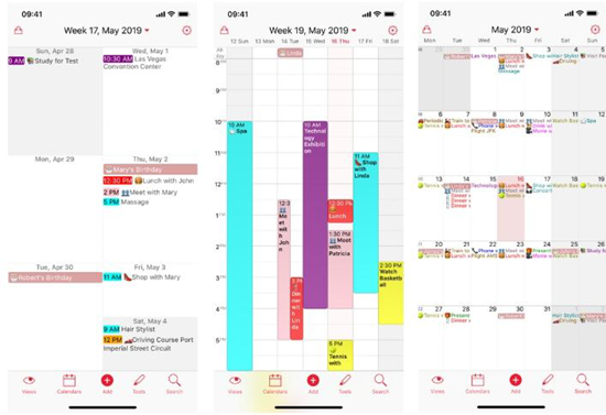 Week Calendar is best free Calendar Apps for iPhone.