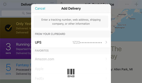 Deliveries is best Package & Shipment Tracking Apps for iPhone.