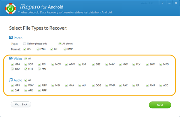 Steps to Retrieve Lost Videos and Audios on Android