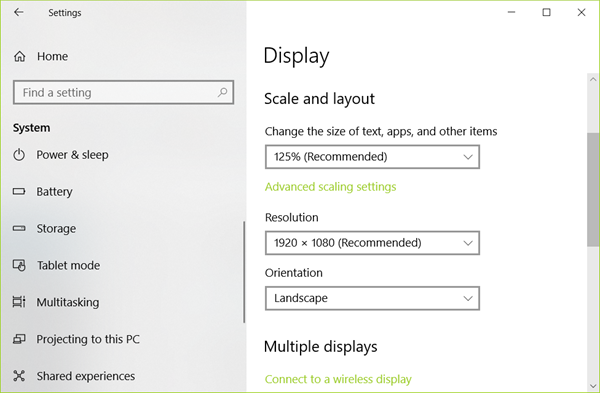 Change Display Settings of the Dual Monitor