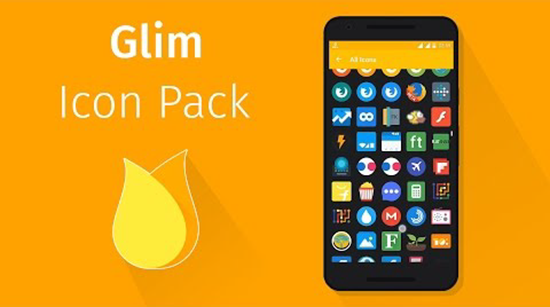 Glim is the best 15 Nova Launcher Themes.