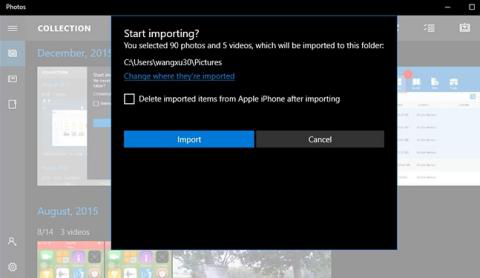 how to transfer photos from iphone to pc windows 10