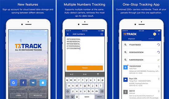 17TRACK is best Package & Shipment Tracking Apps for iPhone.