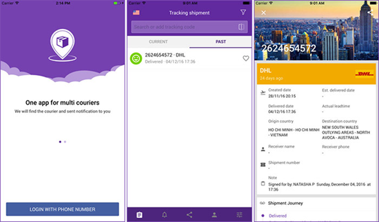 Wetrack is best Package & Shipment Tracking Apps for iPhone.