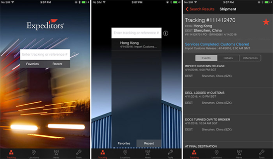Expeditors Shipment Tracking is best Package & Shipment Tracking Apps for iPhone.
