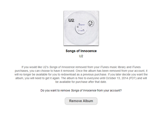 How to Remove U2 Album from iTunes Library