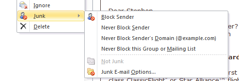 Block Junk Email in Your iPhone