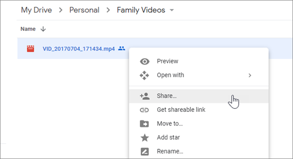 How to Share Private Videos on Cloud Storage