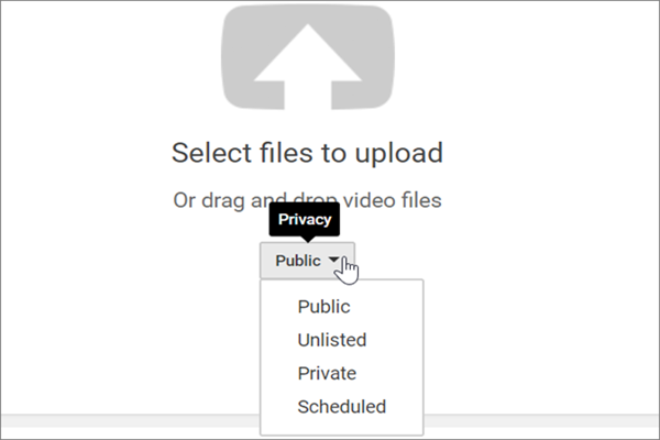 Upload video to Youtube
