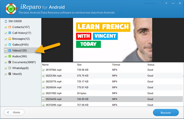 Steps to Retrieve Lost Videos and Audios on Android