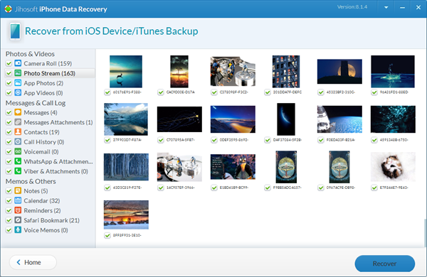 Transfer Photos Only from iCloud Backup to PC