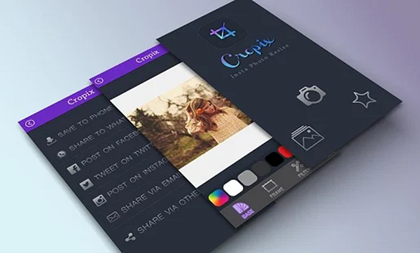 Cropix is one of the best photo square maker apps.