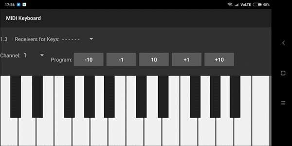 MIDI Keyboard is one of best MIDI Keyboard Apps for Android.