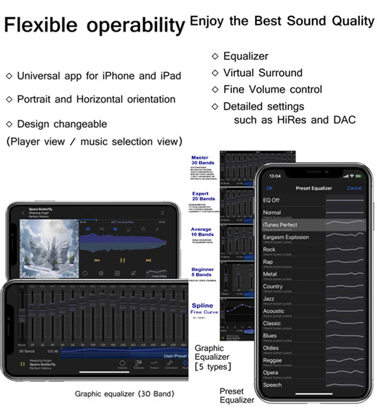 KaiserTone Audio Player is Best Volume Booster Apps for iPhone to Make Your Music Louder.