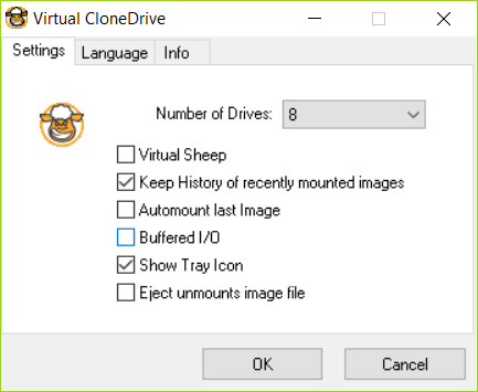 Virtual CloneDrive is best Software to Mount ISO Files.