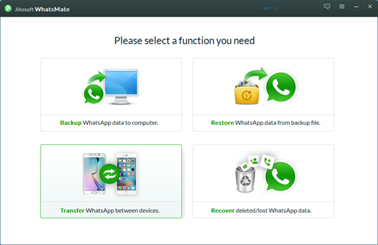 WhatsApp manager can help you backup and even recover WhatsApp contacts. 