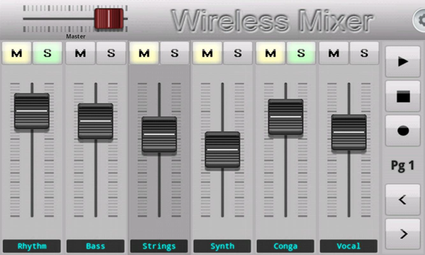 Wireless Mixer is one of best MIDI Keyboard Apps for Android.