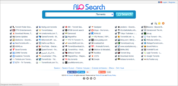 Aio Search is one of the Best Torrent Search Engine Sites.