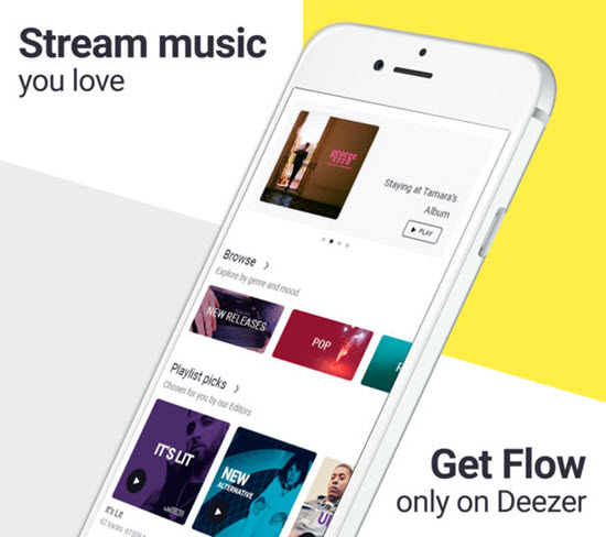 Deezer is one of Top Apple Music Alternatives for iPhone.