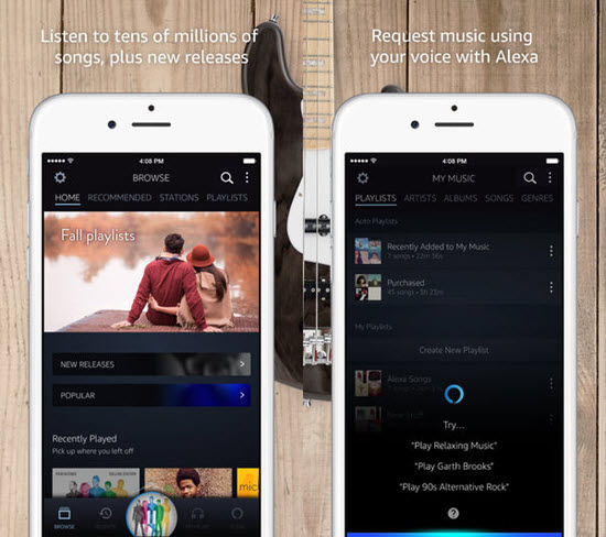 Amazon Music is one of Top Apple Music Alternatives for iPhone.