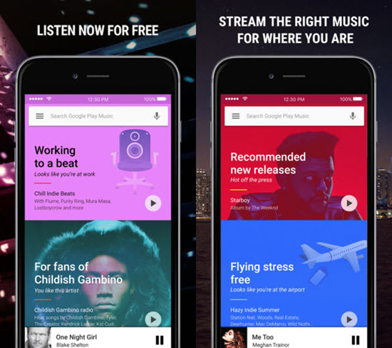 Google Play Music is one of Top Apple Music Alternatives for iPhone.