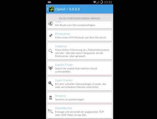 cSploit is Top Hacking Apps for Android Phones without Root.