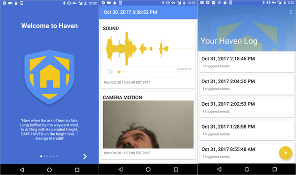 Haven is Top Hacking Apps for Android Phones without Root.