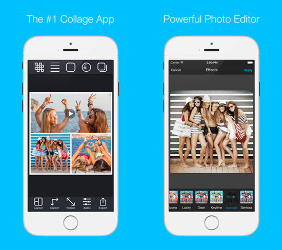 Pic Stitch - Collage Editor 4.5/2.9K #89 is best Photo Collage Apps for iPhone.